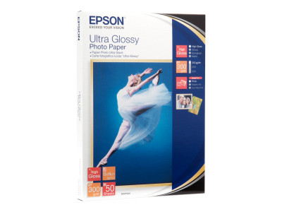 Epson : ULTRA GLOSSY Photo papier 13X18 R200/R300/R320/R800/RX425/RX500