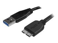 Startech : CABLE MICRO USB 3.0 SLIM 3M - CORDON USB A VERS MICRO B - M/M