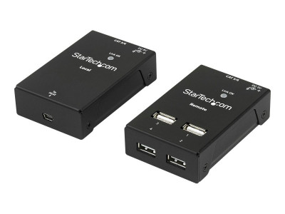 Startech : EXTENDEUR USB 2.0 SUR CAT5 / CAT6 A 4 PORTS JUSQU A 50 M