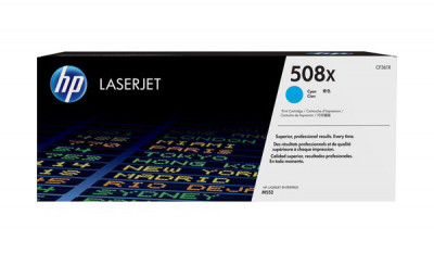 HP Toner 508X Cyan 9500 pages pour LaserJet