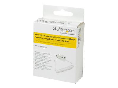 Startech : ADAPTATEUR ALLUME CIGARE avec cable MICRO USB et PORT USB 2.0