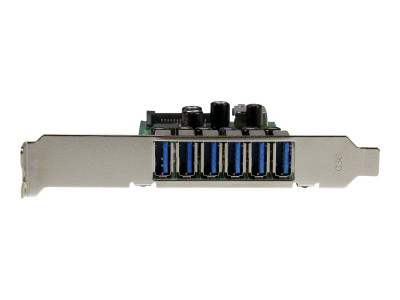 Startech : CARTE CONTROLEUR PCIE 7 PORTS USB 3.0 avec UASP et ALIM. SATA