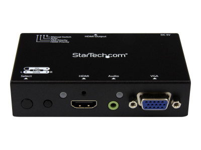 Startech : 2X1 HDMI VGA TO HDMI CONVERTER SWITCH - AUTO / PRIORITY SWITCH