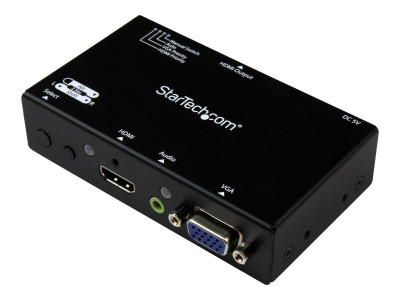 Startech : 2X1 HDMI VGA TO HDMI CONVERTER SWITCH - AUTO / PRIORITY SWITCH