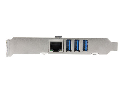 Startech : CARTE PCI EXPRESS A 3 PORTS USB 3.0 et 1 PORT GBE avec UASP