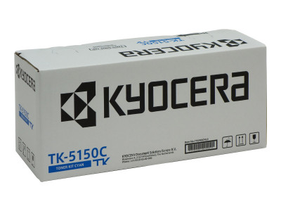 Kyocera Mita : TK-5150C TONER-kit CYAN INCL CONTAINER F/10000 PAGES