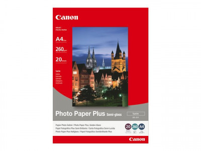 Canon Photo Paper Plus SG-201 Papier photo Semi-brillant A4 260 g/m² 20 feuilles