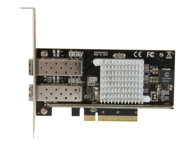 Startech : CARTE RESEAU PCIE 2 PORTS FIBRE OPTIQUE 10 GBE - SFP+ OUVERT