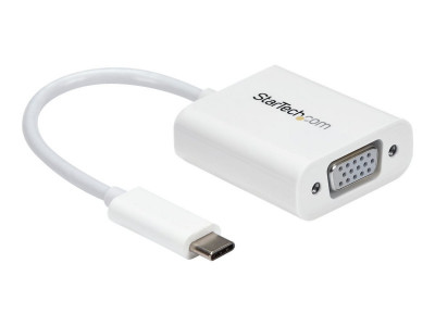 Startech : ADAPTATEUR VIDEO USB-C VERS VGA - M pour - 1920X1200 - BLANC