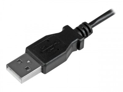 Startech : CABLE de CHARGE et SYNC MICRO USB A ANGLE GAUCHE de 1 M - M/M