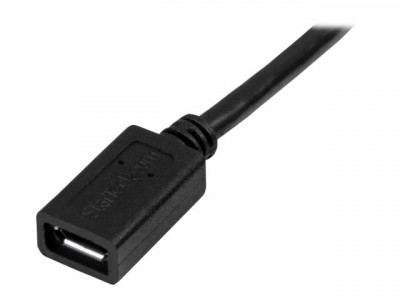 Startech : CABLE extension MICRO USB 50CM M pour BLACK