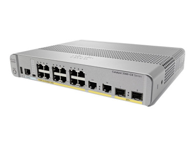 Cisco : CATALYST 3560-CX 12 PORT POE 10G UPLINKS IP BASE