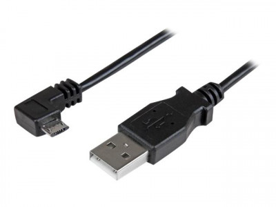 Startech : CABLE de CHARGE et SYNC MICRO USB A ANGLE DROIT de 2 M - M/M