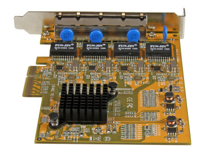 Startech : CARTE RESEAU PCI EXPRESS A 4 PORTS GIGABIT ETHERNET