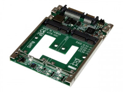 Startech : DUALMSATA SSD RAID - 2.5IN SATA RAID ADAPTER CONVERTER