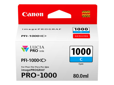 Canon PFI-1000 C réservoir encre Cyan