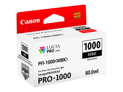 Canon PFI-1000 MBK MATTE réservoir encre Noir