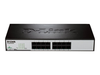 D-Link : UNMANAGED WORKGROUP ENET SWITCH 16X10/100BTX (pc)