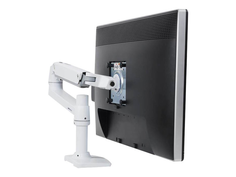 Ergotron LX Dual Direct Blanc - Bras & support écran PC Ergotron sur