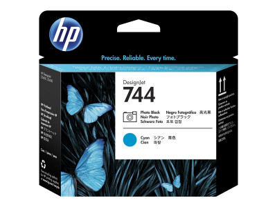 HP : 744 Photo BLACK & CYAN PRINTHEAD