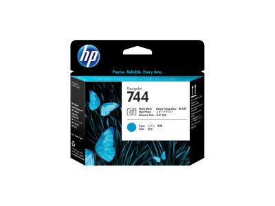 HP : 744 Photo BLACK & CYAN PRINTHEAD