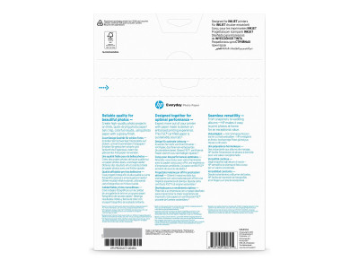 HP : PAPER 200G SEMI GLOSSY A4 25 SHEETS