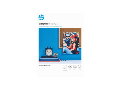 HP : PAPER 200G SEMI GLOSSY A4 25 SHEETS