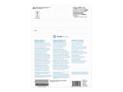 HP : PAPER 200G SEMI GLOSSY A4 25 SHEETS