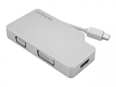 Startech : ADAPTATEUR AUDIO/VIDEO 3 en 1 MINI DP VERS VGA DVI HDMI - 4K