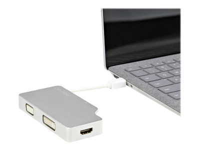 Startech : ADAPTATEUR AUDIO/VIDEO 3 en 1 MINI DP VERS VGA DVI HDMI - 4K