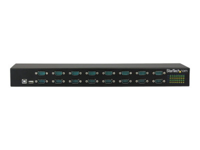 Startech : HUB SERIE RS232 16 PORTS - ADAPTATEUR USB 16X DB9 RS232