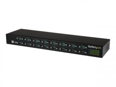 Startech : HUB SERIE RS232 16 PORTS - ADAPTATEUR USB 16X DB9 RS232