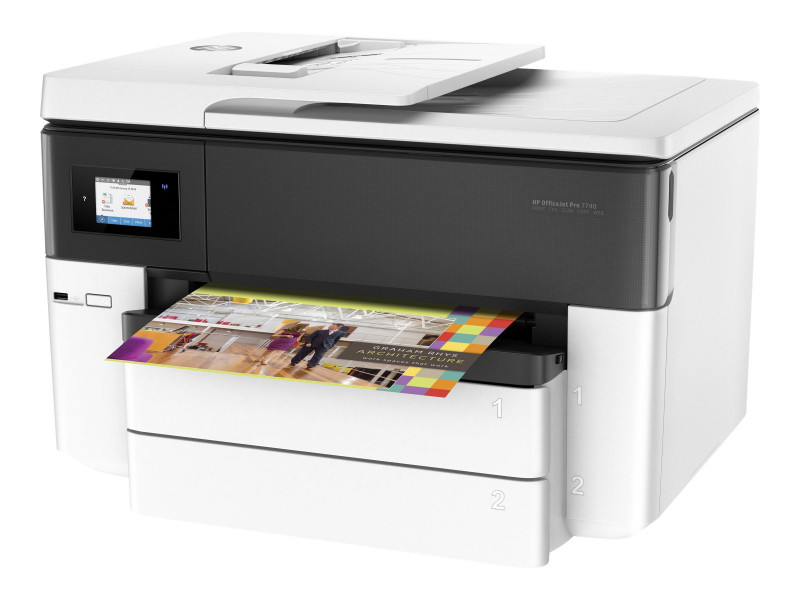 HP Officejet Pro 7740 All-in-One Imprimante multifonctions couleur jet d' encre A3