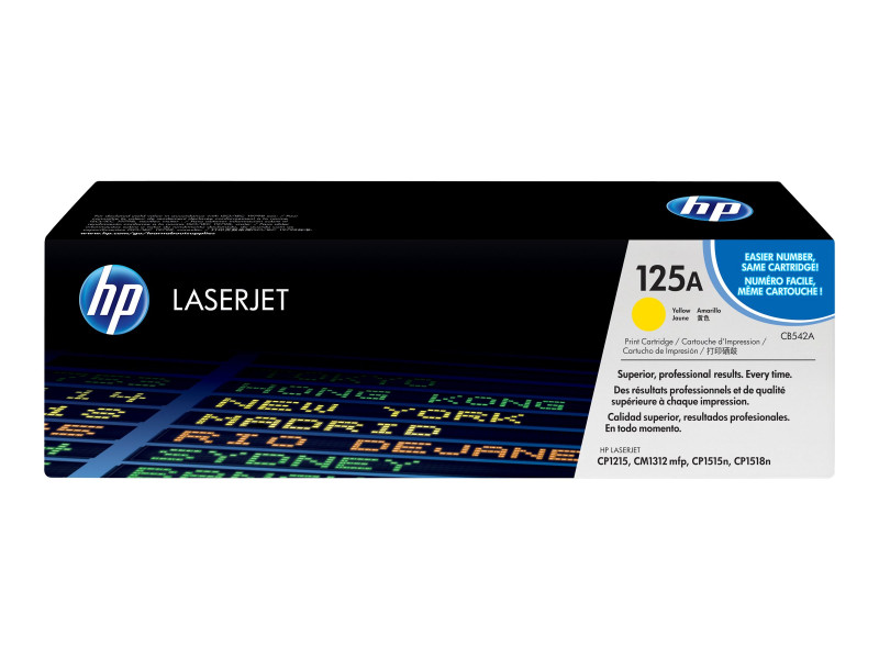 HP Jaune tête impression ColorSPERE toner - CB542A