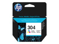 HP : Cartouche Encre NO 304 TRI-COLOR DE pour R/BE/NL/UK/SE