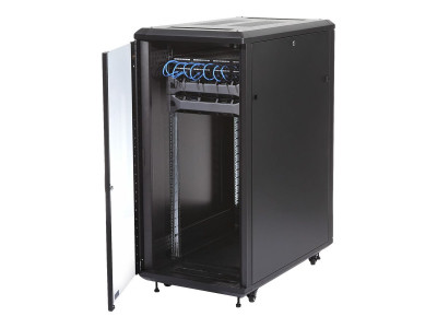 Startech : 25U 36IN KNOCK-DOWN SERVER RACK CABINET avec CASTERS (79.30kg)