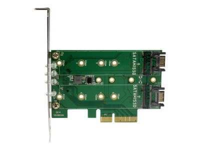 Startech : ADAPTATEUR SSD M.2 NGFF A 3 PORTS - carte M.2 NGFF PCIE