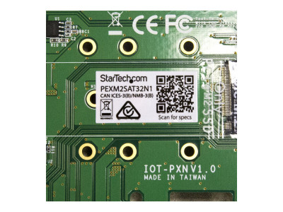 Startech : ADAPTATEUR SSD M.2 NGFF A 3 PORTS - carte M.2 NGFF PCIE