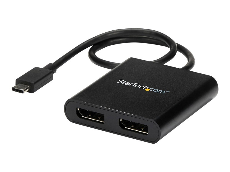 Startech : HUB MST USB TYPE-C VERS 2X DP - USB-C VERS 2 PORTS DISPLAYPORT