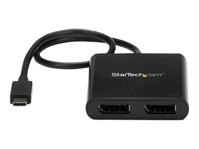 Startech : HUB MST USB TYPE-C VERS 2X DP - USB-C VERS 2 PORTS DISPLAYPORT