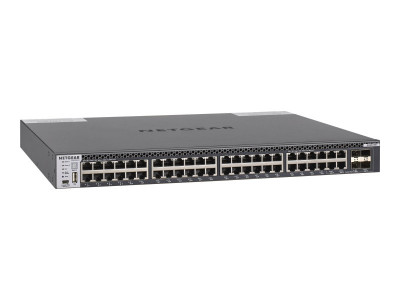 Netgear : M4300-48X STACKABLE MGD SWITCH 48X10G 48X10GBASE-T 4XSFP+ (8.22kg)