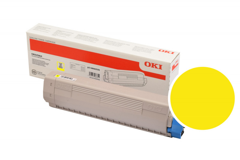 OKI Toner Jaune 10000 pages pour C833 C843