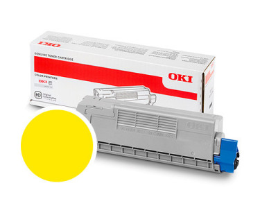 OKI Toner Jaune 6000 pages pour C612