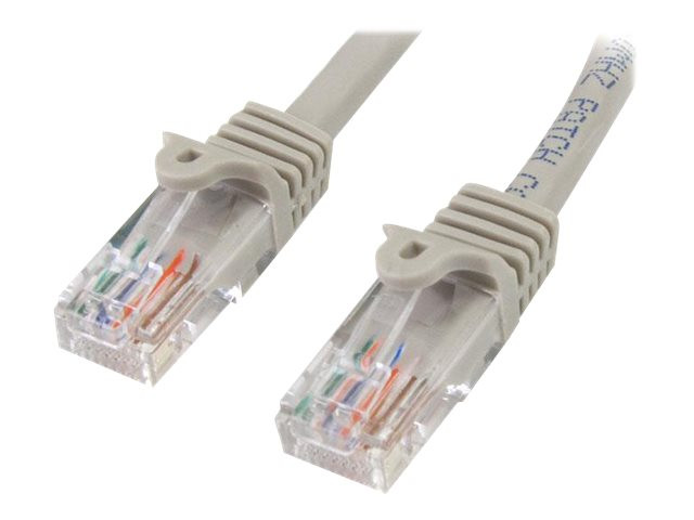 Startech : CABLE RESEAU CAT5E UTP SANS CROCHET de 5 M - M/M - GRIS