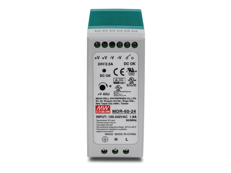 TrendNet : DIN RAIL 24V 60W POWER SUPPLY TI-G50 TI-G62 TI-G80 TI-F11SFP