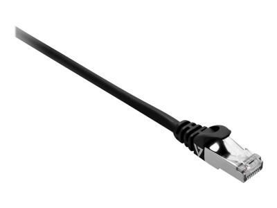 V7 : CAT7 FSTP 5M BLACK PATCH cable RJ45 W/ METAL SHIELDED