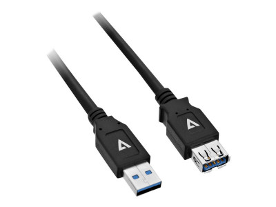 V7 : USB3.0A TO A EXT cable 2M BLACK .