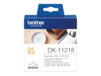 Brother : ETIQUETTES RONDES papier 24 MM UNIQUEMENT pour QL650TD