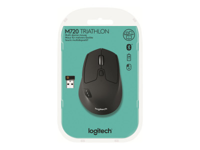 Logitech : M720 TRIATHLON MOUSE 2.4GHZ/BT - EMEA