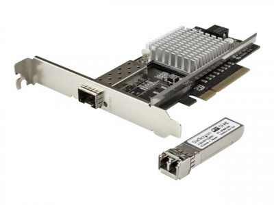 Startech : CARTE RESEAU PCIE 1 PORT FIBRE OPTIQUE 10 GBE - SFP+ OUVERT